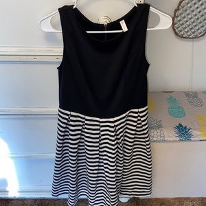 Xhilaration Black and White Dress